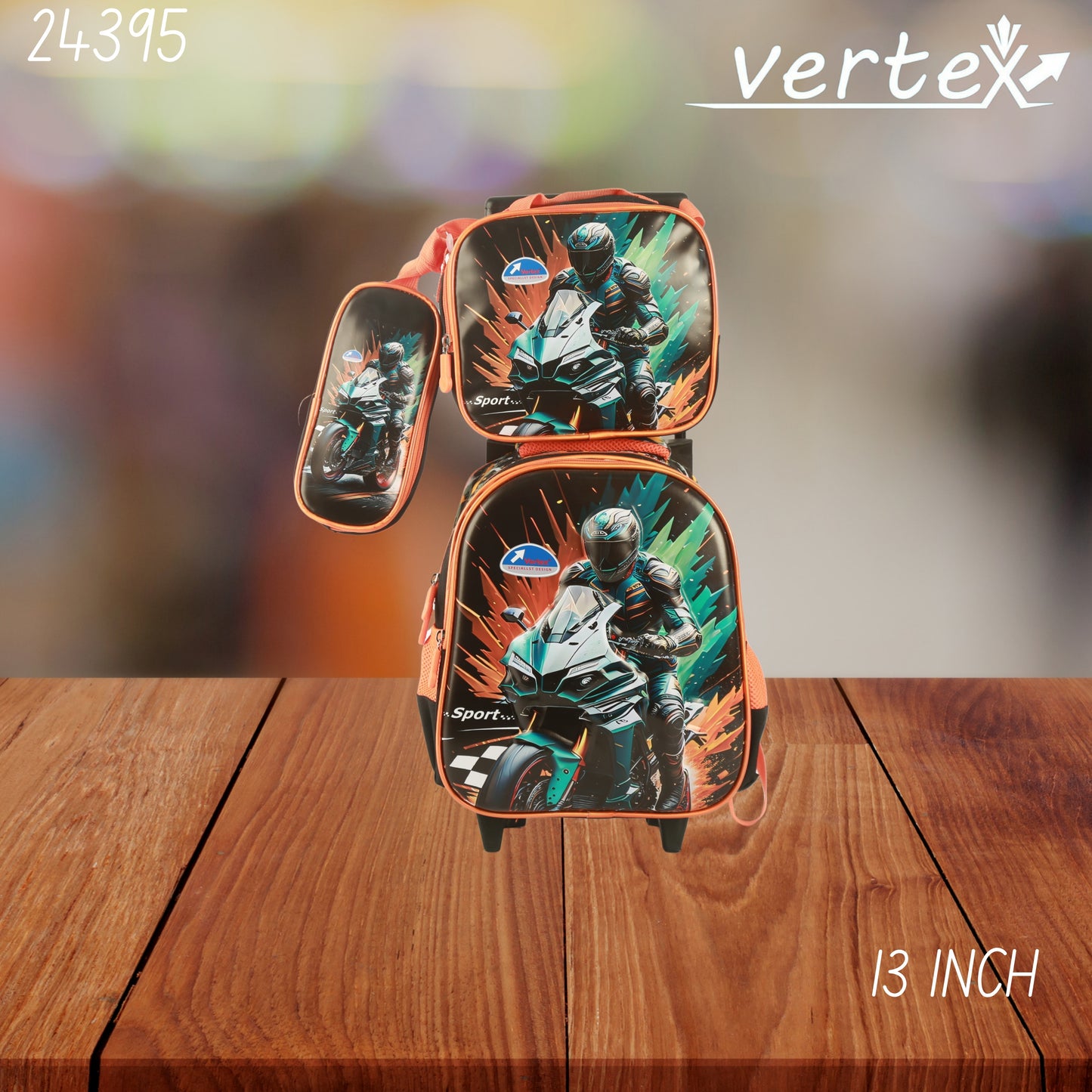 VERTEX 13 INCH شناتي جر ولادي طقم