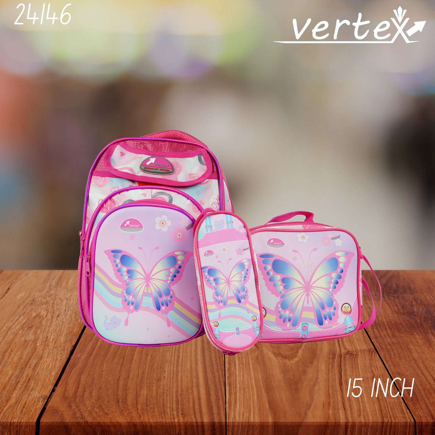 VERTEX 15 INCH طقم شنتة بناتي