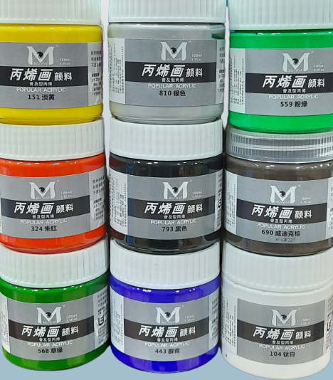 الوان اكراليك 100مل