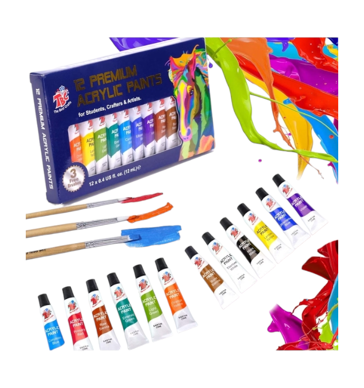 الوان اكراليك 12 لون