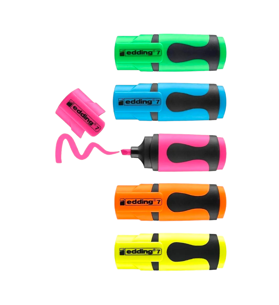 edding اقلام تاشير حجم صغير عدد 1