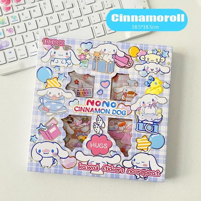 علبة ملصقات