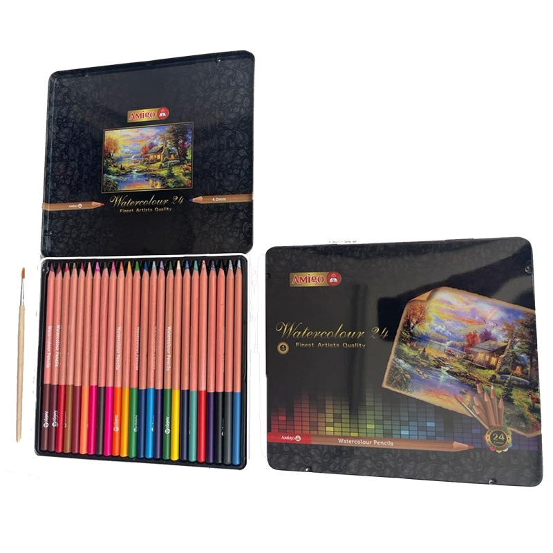 الوان مائية مع فرشاة AMIGO