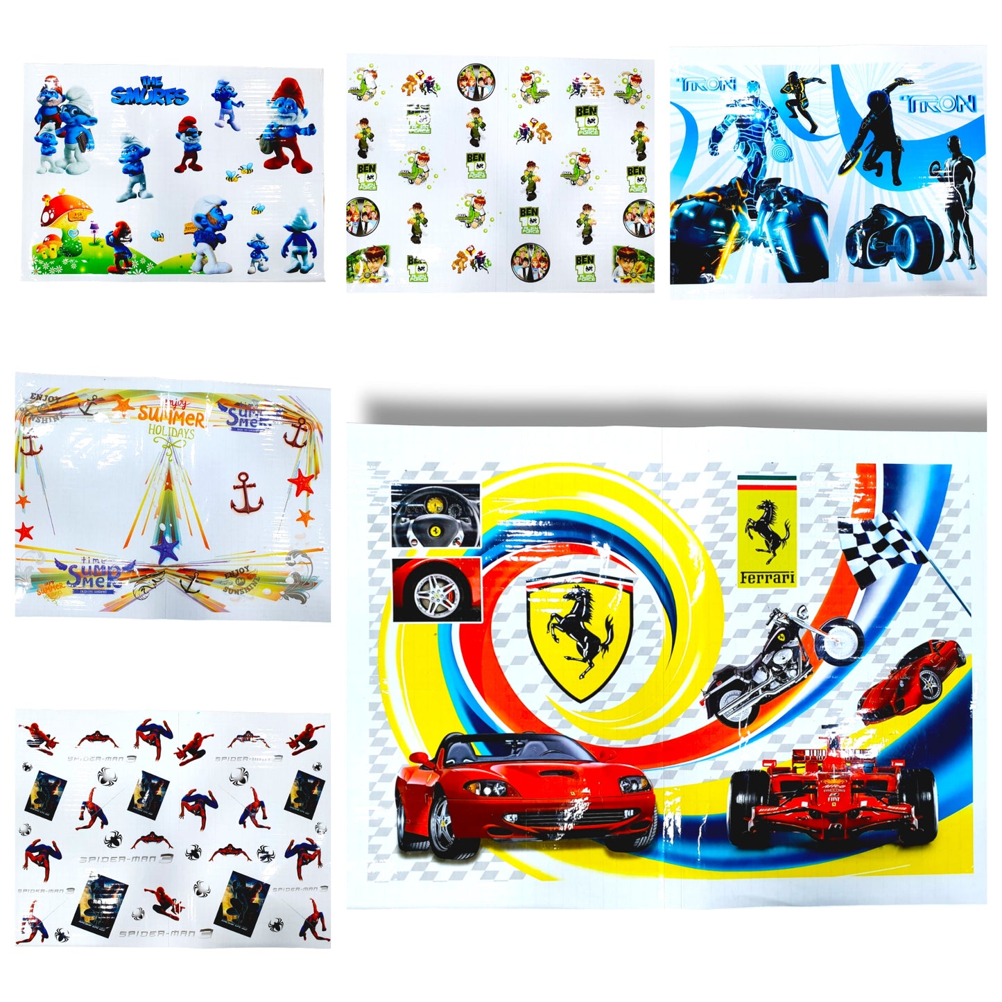 تجليد مرسم للاطفال مشكل ٦ قطع