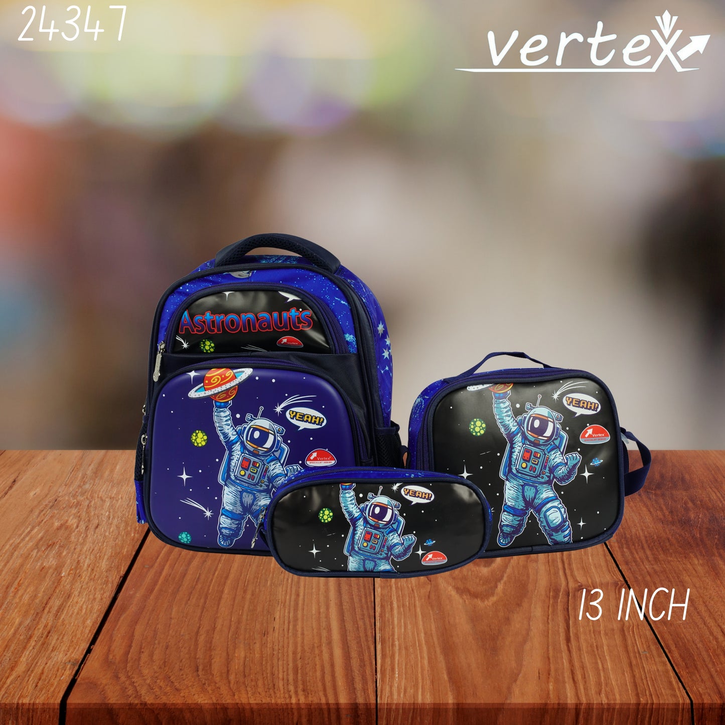 VERTEX  13 inch شنتة طقم ولادي