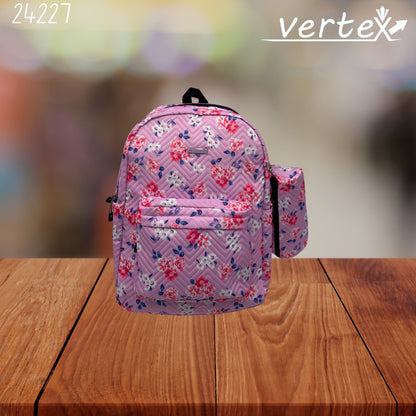 VERTEX شنتة مع مقلمة ورد