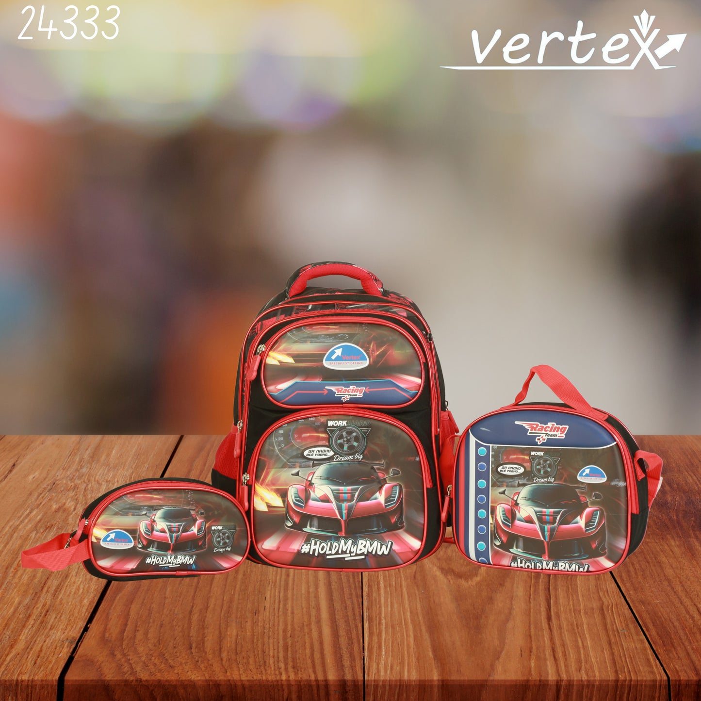 VERTEX 15 INCH طقم شنتة ولادي