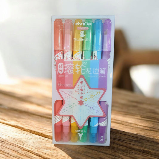 اقلام حبر سائل مع تزيين