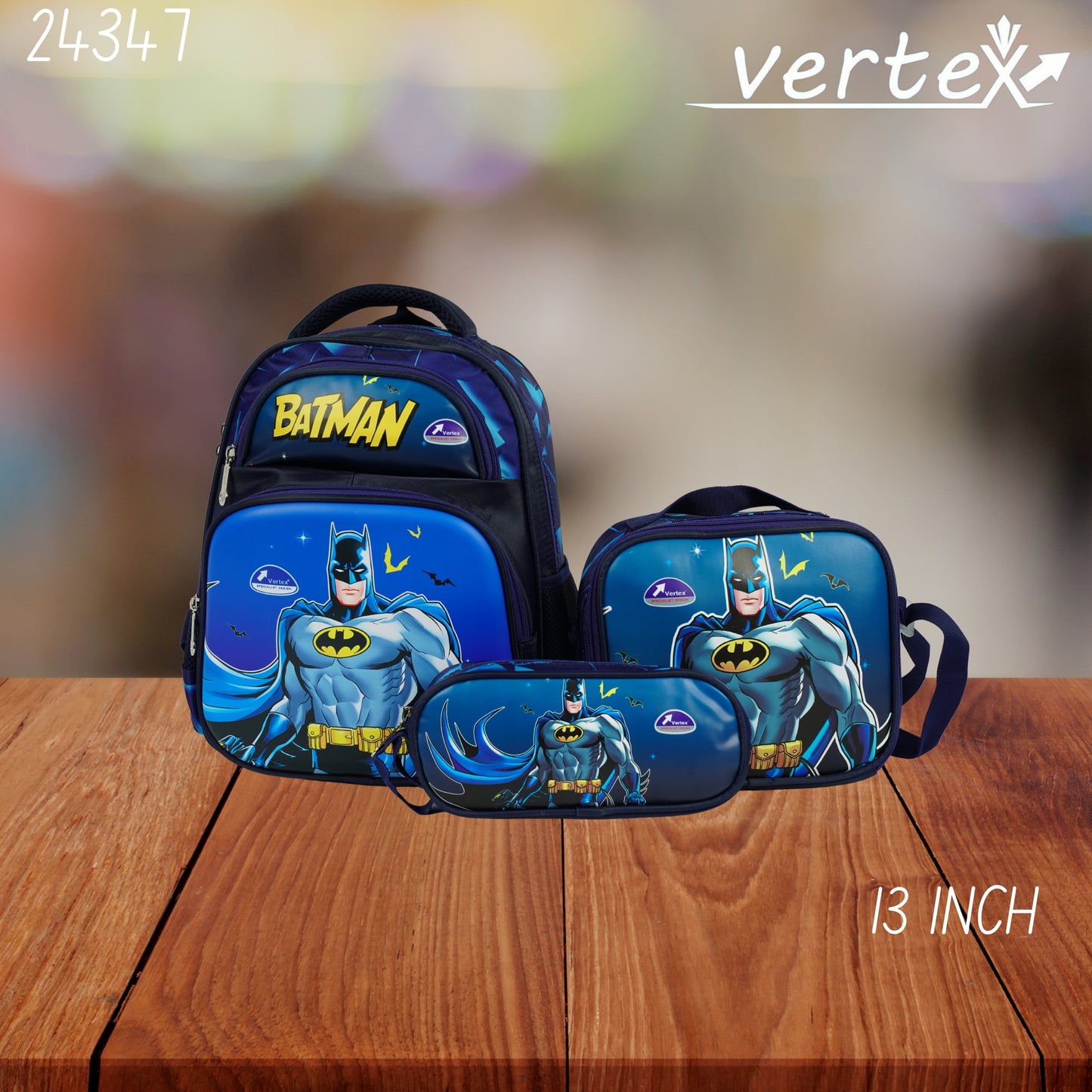 VERTEX  13 inch شنتة طقم ولادي